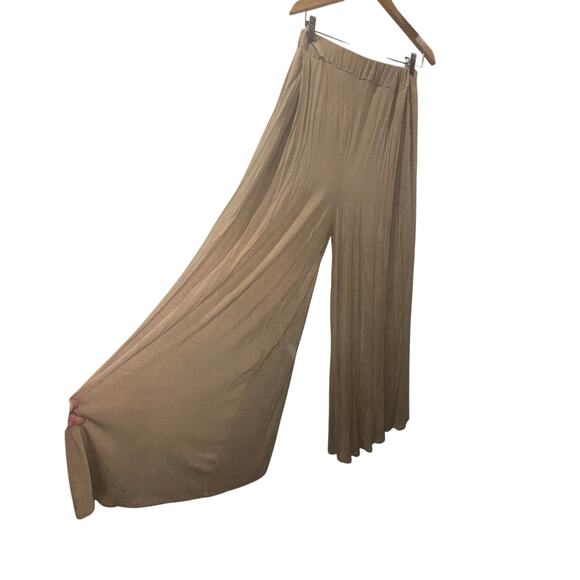 FP BEACH Alia Wide Leg Pants- Boho Beach Resprt Wear Lounge Wear Flowy Pants - Picture 5 of 15